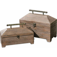 Tadao Natural Wood Boxes, Set/2
