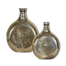 Euryl Mercury Glass Vases S/2