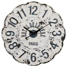 De Louvre White Wall Clock