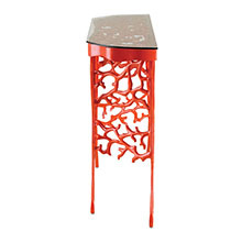 Corail Console Table, Red