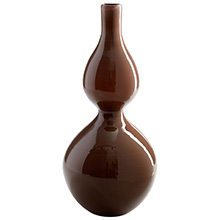 Brown Silhouette Vase