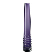 Large Purple Spiral Vase