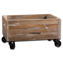 Stratford Reclaimed Wood Rolling Box