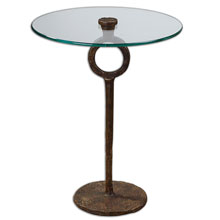 Diogo Glass Accent Table