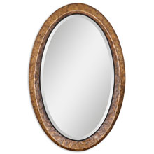 Capiz Oval Vanity Mirror