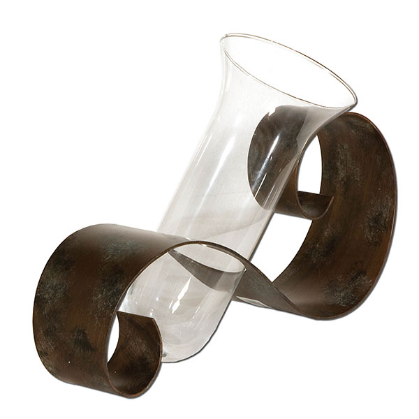 Contemporary Curl Decorative Vase - Click Image to Close
