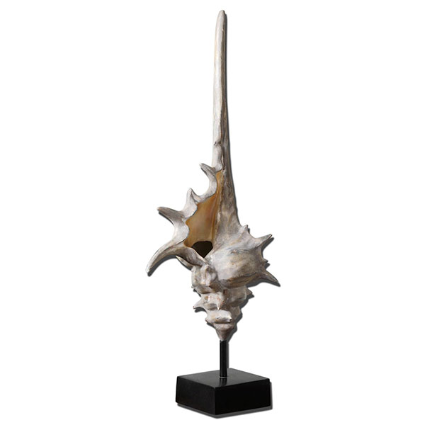 Conch Shell Large Figurine - Click Image to Close