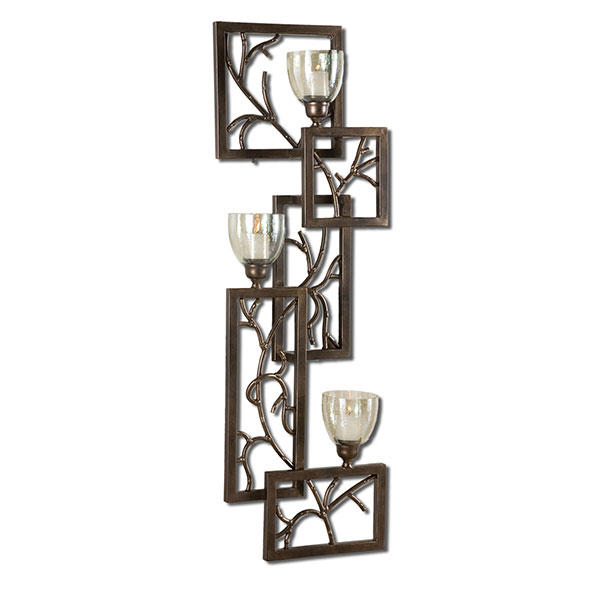 Iron Branches Wall Sconce - Click Image to Close