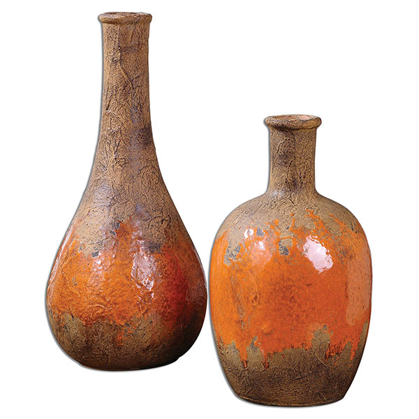 Kadam Ceramic Vases S/2 - Click Image to Close