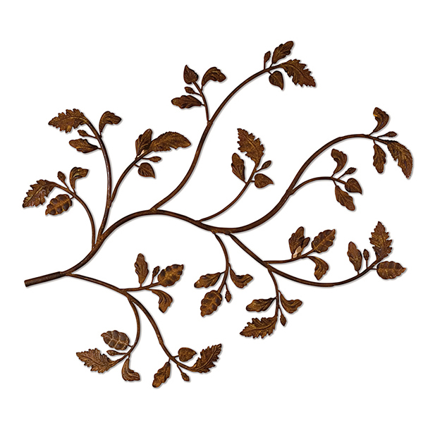 Rusty Branch Metal Wall Art - Click Image to Close