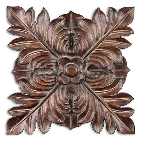 Four Leaves Decorative Wall Plaque - Click Image to Close