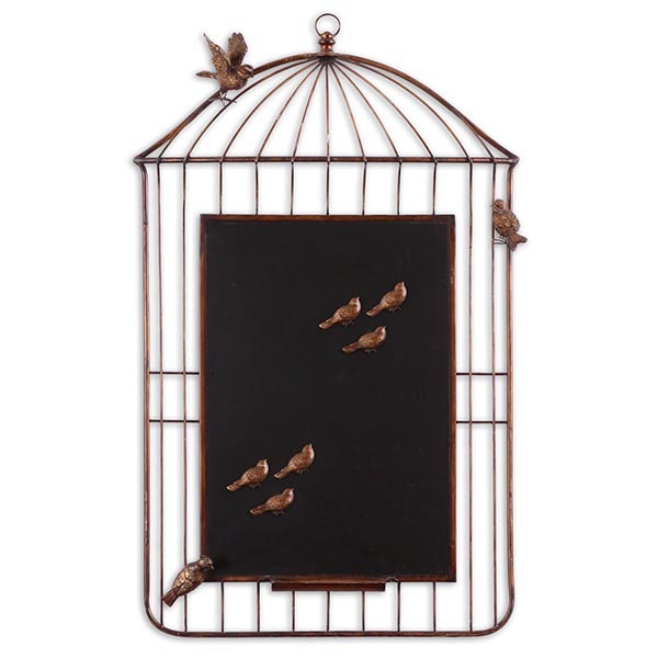 Bird Cage Hanging Chalkboard - Click Image to Close