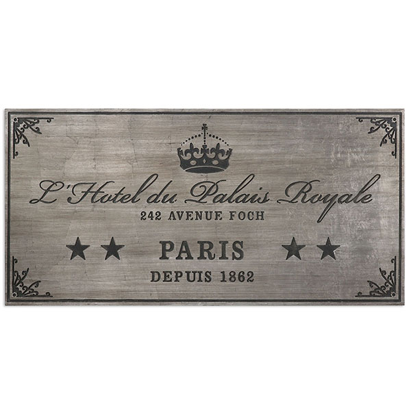 Palais Royale Plaque Art - Click Image to Close