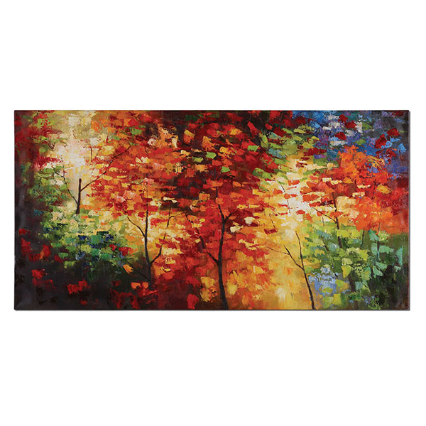 Bright Foliage Canvas Art - Click Image to Close