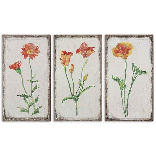 Casual Change Floral Art Set/3 - Click Image to Close