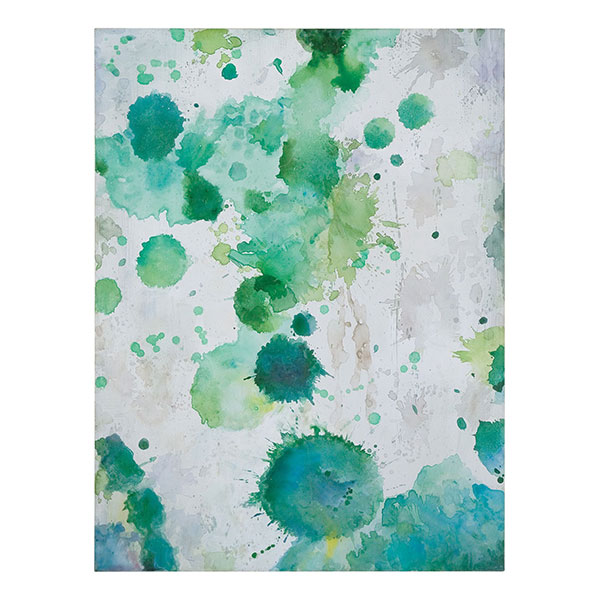 Spots Of Emerald Modern Art - Click Image to Close
