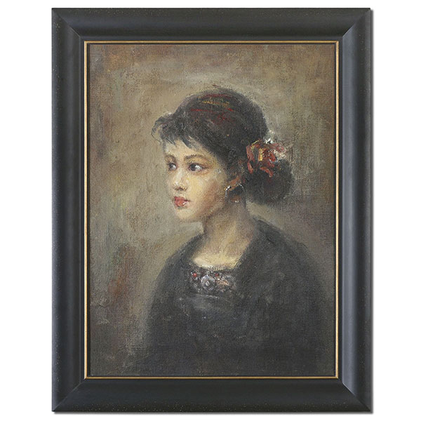 Young Serenity Girl Framed Art - Click Image to Close