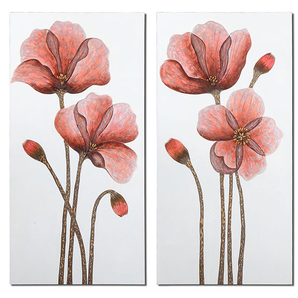 Floral Aura Art, Set/2 - Click Image to Close