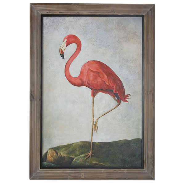Pink Flamingo Framed Art - Click Image to Close