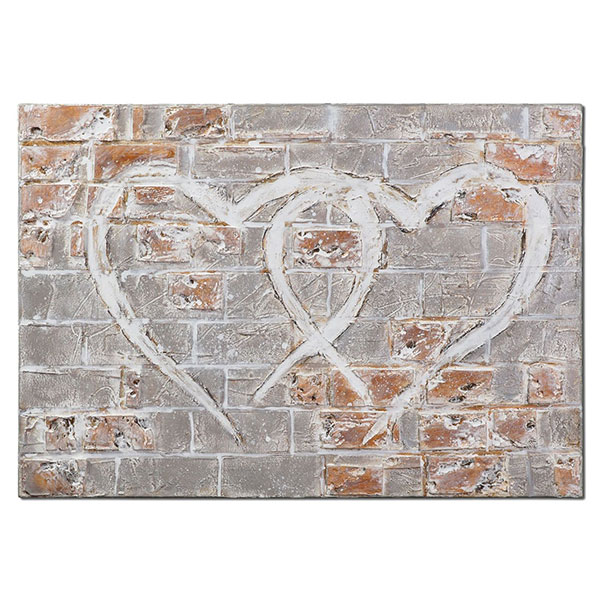 Uttermost Hearts Of The City Hand Painted Art - Click Image to Close
