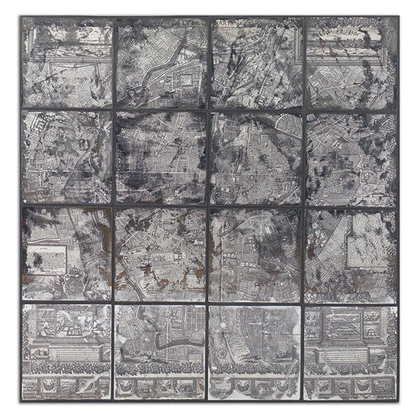 Antique Street Map Wall Art - Click Image to Close