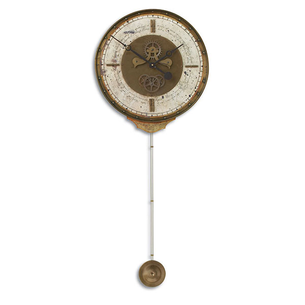 Leonardo Chronograph Cream Wall Clock - Click Image to Close