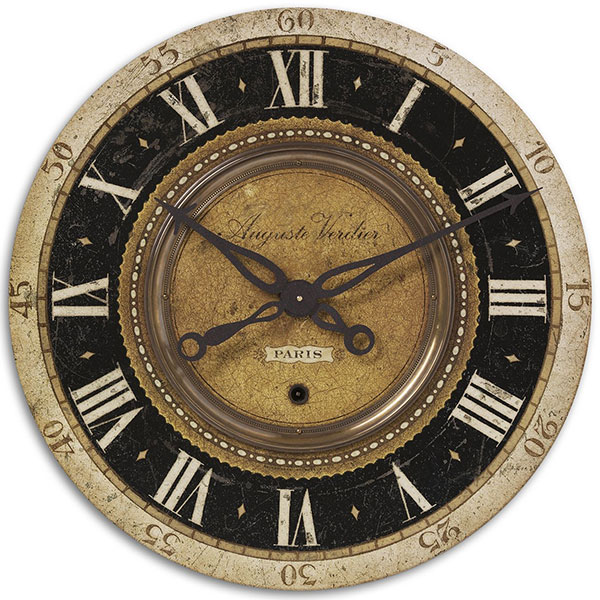 Auguste Verdier 27" Wall Clock - Click Image to Close