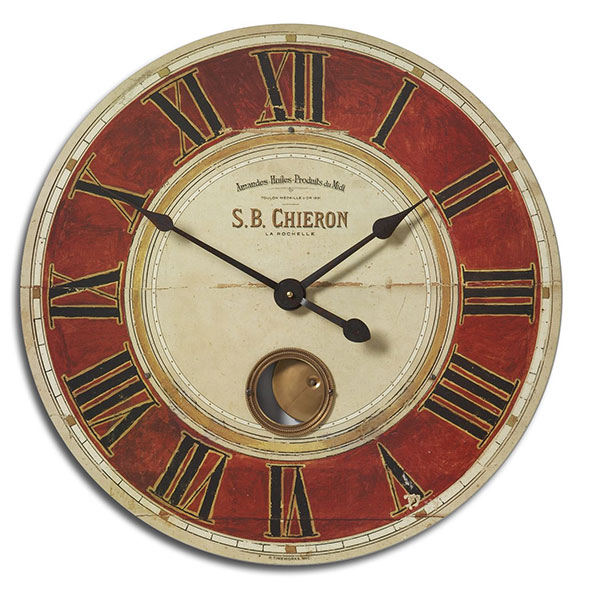 S.B. Chieron 23" Wall Clock - Click Image to Close