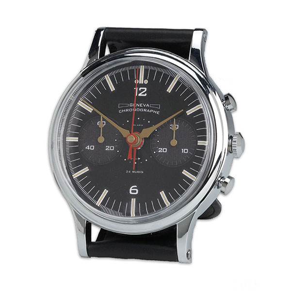 Wristwatch Alarm Silver Geneva - Click Image to Close