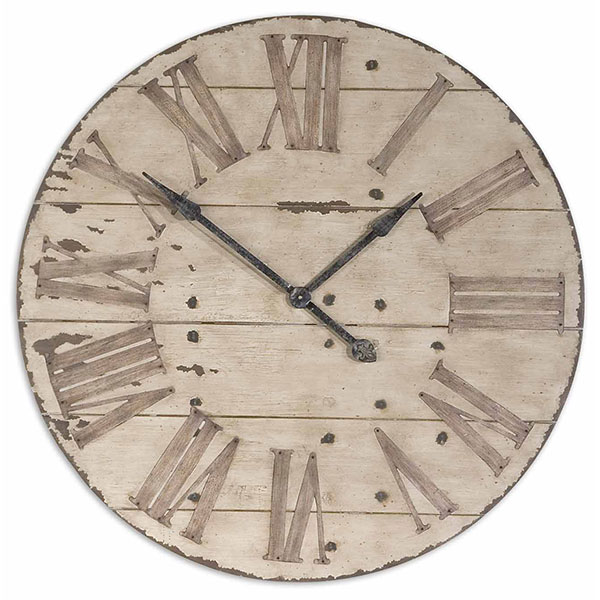 Harrington 36" Wooden Wall Clock - Click Image to Close
