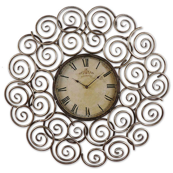 Sassetta 24" Metal Wall Clock - Click Image to Close