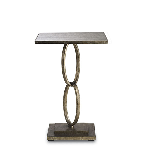 Bangle Table, Silver Leaf - Click Image to Close