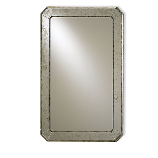 Antiqued Wall Mirror - Click Image to Close