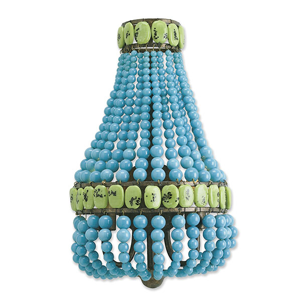 Lana Wall Sconce, Turquoise - Click Image to Close