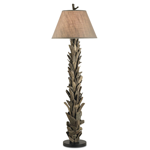 Driftwood Floor Lamp - Click Image to Close
