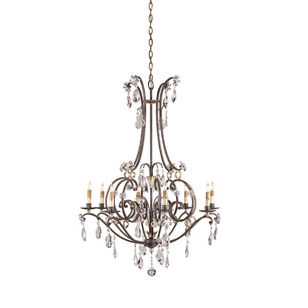 Mayfair Chandelier. 8E, Aged B - Click Image to Close