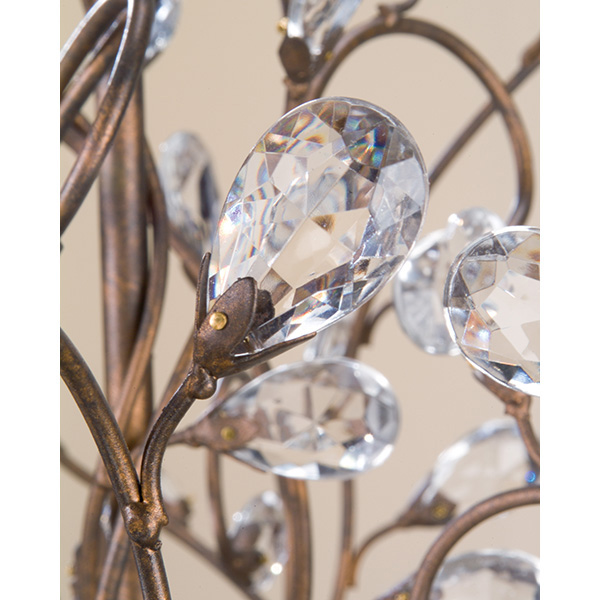 Crystal Bud Chandelier, Small - Click Image to Close