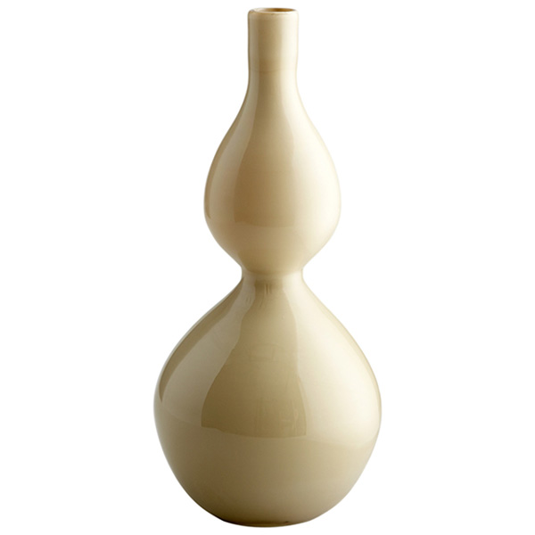 Ivory Silhouette Vase - Click Image to Close