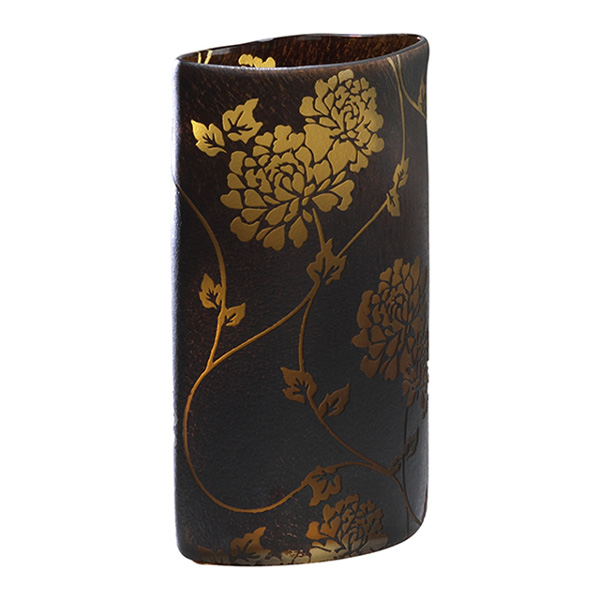 Medium Brown Rafaella Vase - Click Image to Close