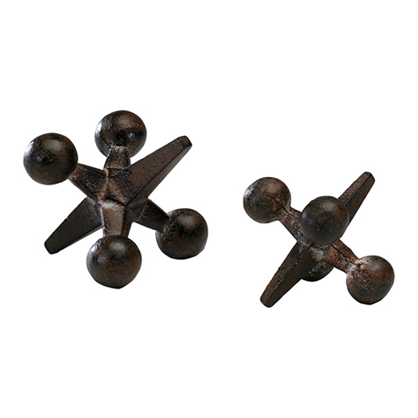Large Antiqued Rust Jack - Click Image to Close