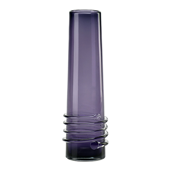 Small Purple Spiral Vase - Click Image to Close