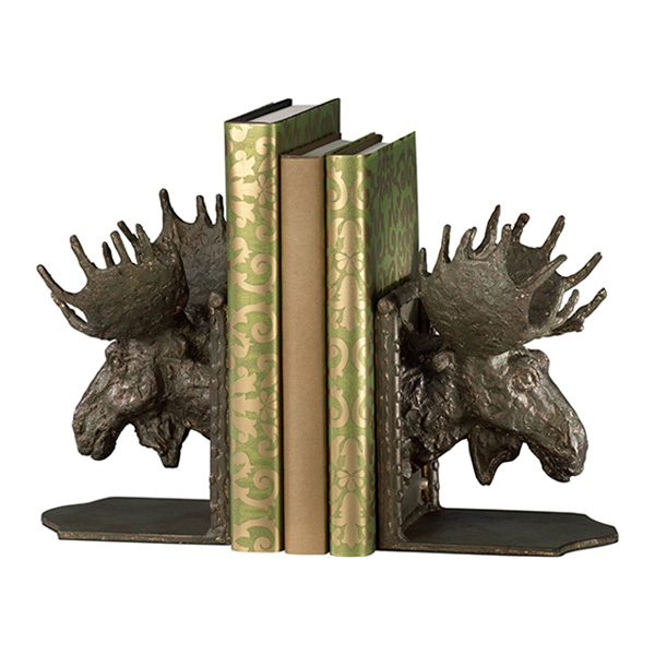 Moosehead Bookends - Click Image to Close