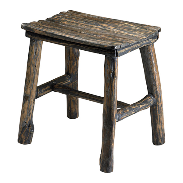 Vintage Wooden Stool - Click Image to Close