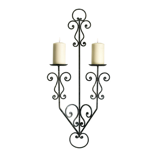 Decorative Scroll Candleholder - Click Image to Close