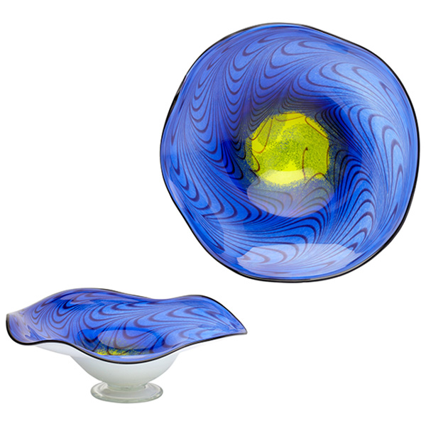 Large Art Glass Bowl - Click Image to Close