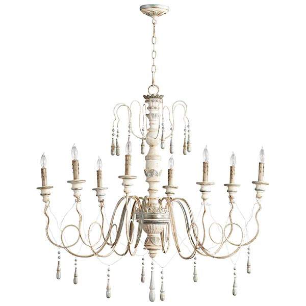 Chantal Eight Light Chandelier - Click Image to Close