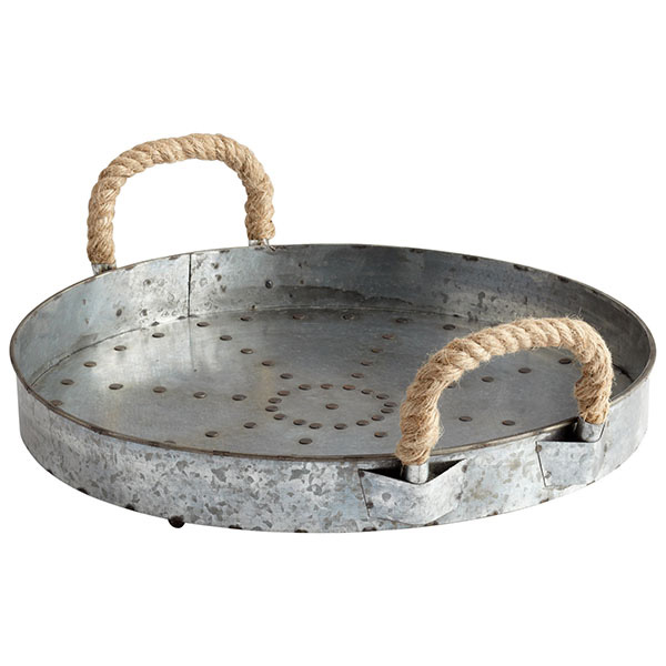 Colonial Rope Handle Tray - Click Image to Close