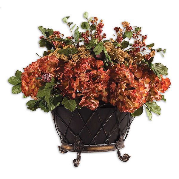 English Autumn Floral Bouquet - Click Image to Close