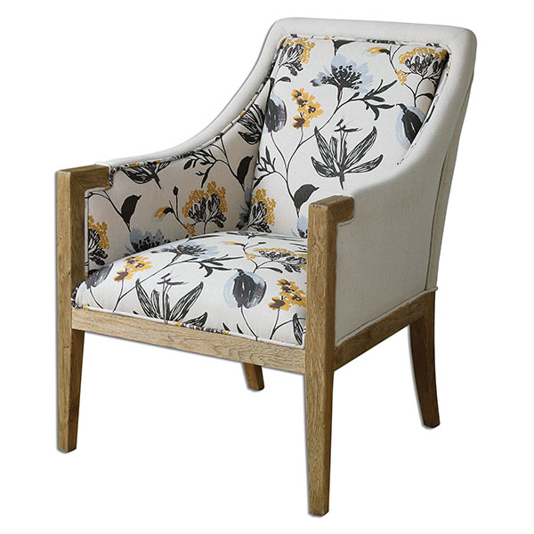 Floral Curran Armchair - Click Image to Close