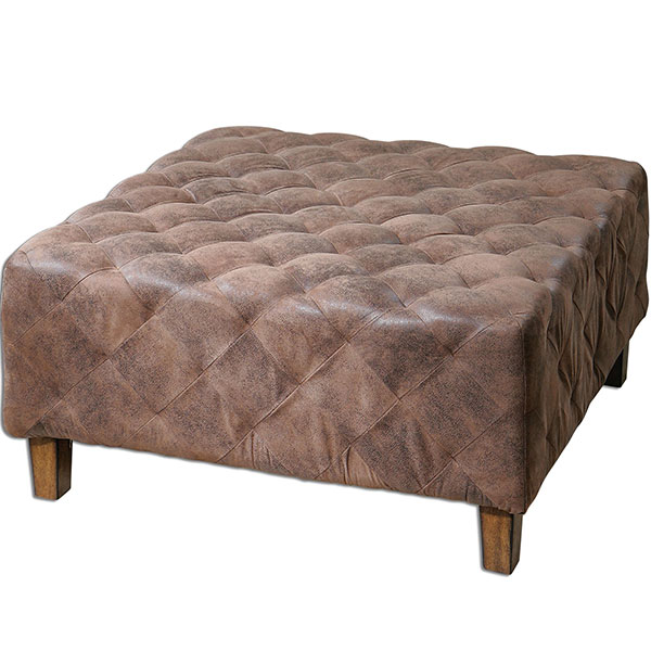 Wetherly Quilted Ottoman - Click Image to Close